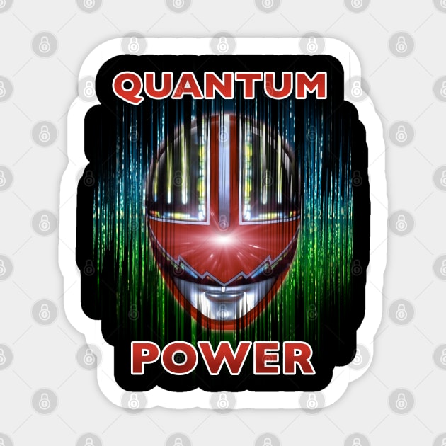 Quantum Power Sticker by creativespero